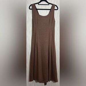 Orange Creek Brown A-Line Skirt